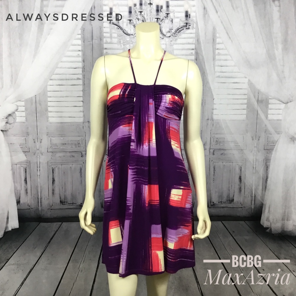 BCBGMAXAZRIA Graphic Mini Dress